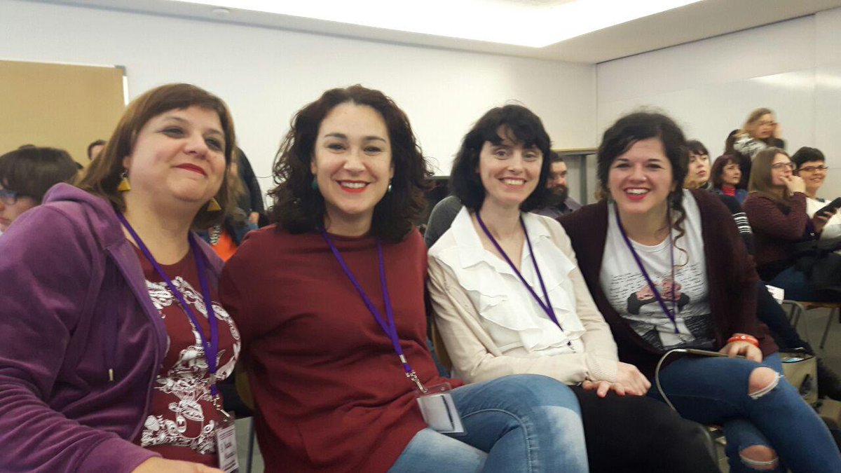 margpuig's tweet photo. Cansada però contenta després de la VI trobada de @PFeminismos Moltes gràcies a totes. Un honor fer camí amb vosaltres #FeministasConPoder https://t.co/lipTLAkp0y
