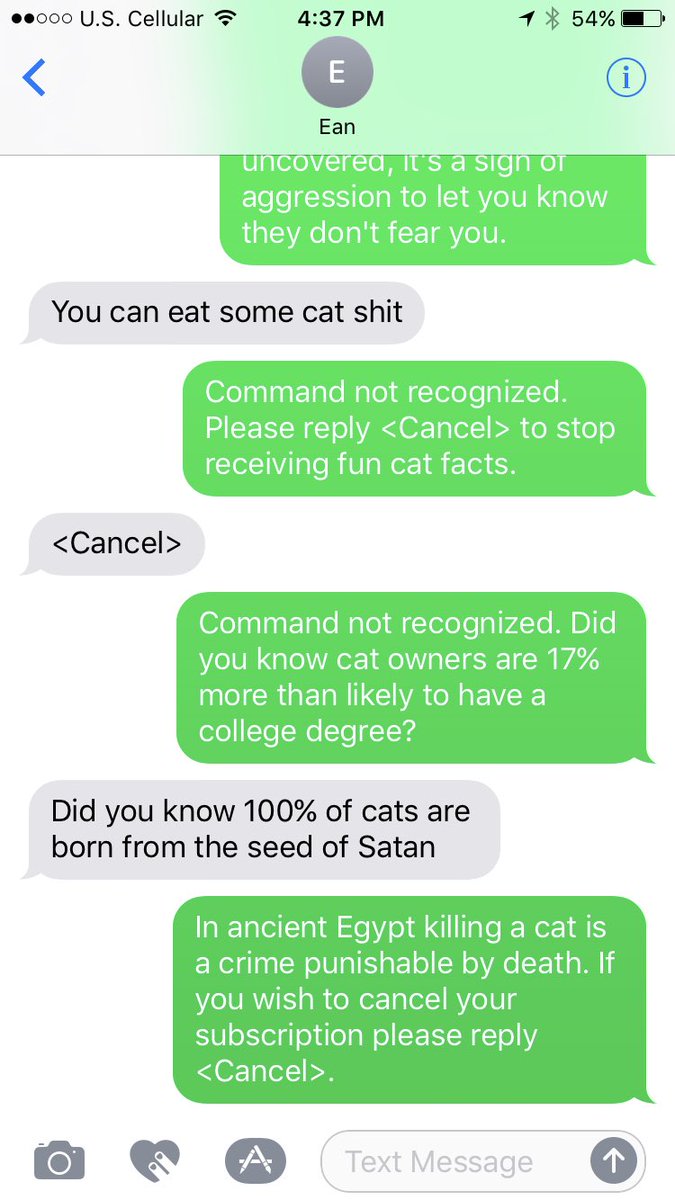aaronptt23's tweet photo. This is what happens when you sign up for free burritos #CatFacts https://t.co/ZTZaXzway3