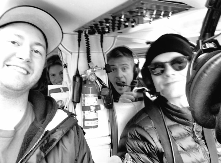 bestofboydh's tweet photo. boyd holbrook with alfie allen, working together on #ThePredator https://t.co/gNaVB4mgc2