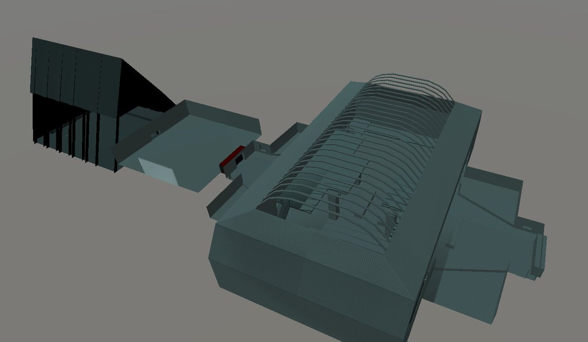 FracturedMindE's tweet photo. Adding roofs and a GIANT skylight! #gamedev #indiedev #S1CK https://t.co/IUPD1elZKZ