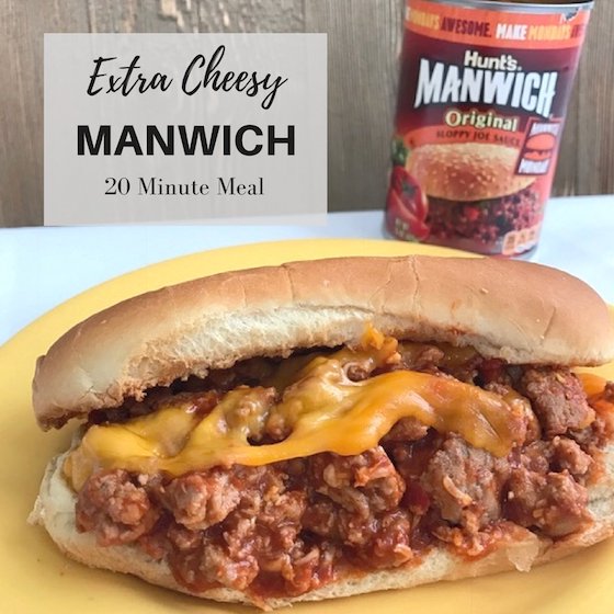 Dinner Tonight -Extra Cheesy Manwich  (20 Minute Meal) <a href="/Manwich/">Manwich</a> #ManwichTonight #ad bit.ly/2n2e9A8