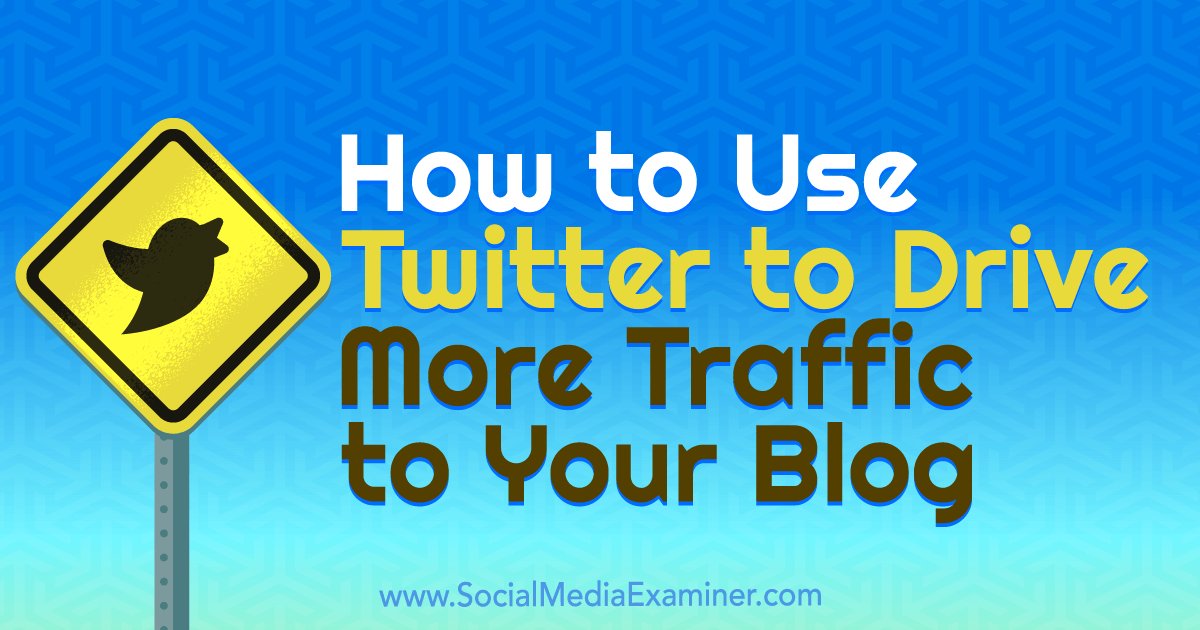 MarketingDame's tweet image. How to Use Twitter to Drive More Traffic to Your Blog via @SMExaminer #Twitter #SocialMedia #ClickToTweet buff.ly/2nKxMhe