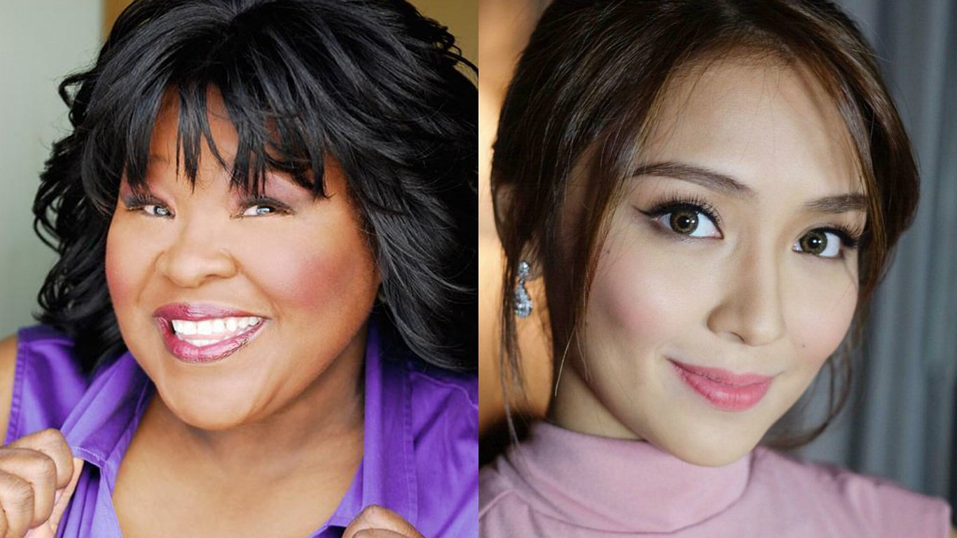   wishes Ellia English and Kathryn Bernardo, a very happy birthday  