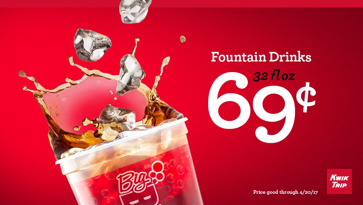 Kwik Trip on Twitter "Stop in for your favorite 32 oz Big Buddy