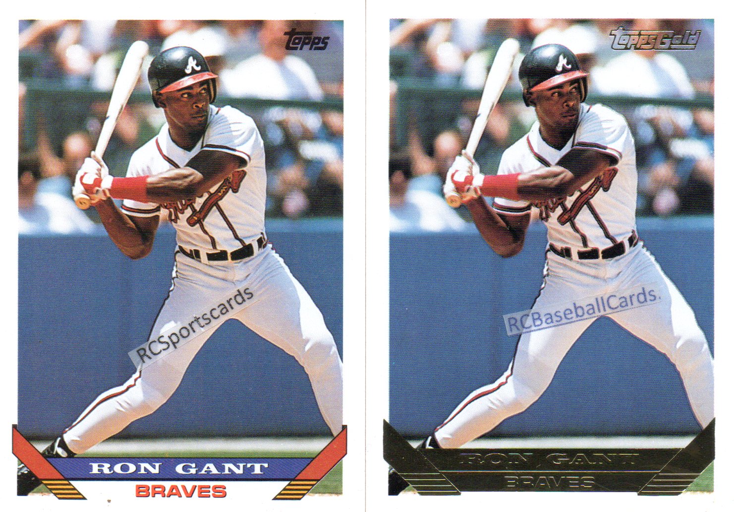 Big Nasty on Twitter: "1993 Ron Gant, @Braves , 2 Topps #393, 1 Gold  Parallel https://t.co/u6P5ogZp0K @Bravesfan10c @RonGantFOX5 #Parallelcards  #thehobby https://t.co/kGvYL8pnM3" / Twitter