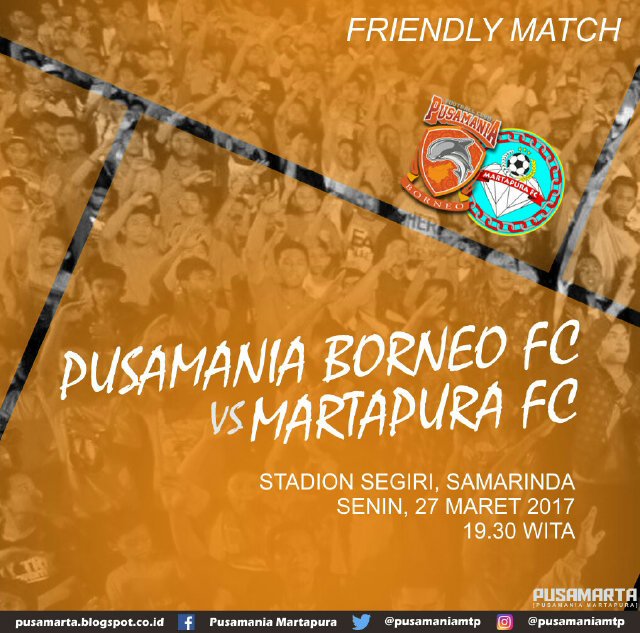 Pusamania Borneo FC vs Martapura FC #FriendlyMatch