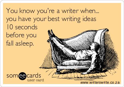 thelaceylondon's tweet image. You know you're a writer when...        

#amwriting #amreading