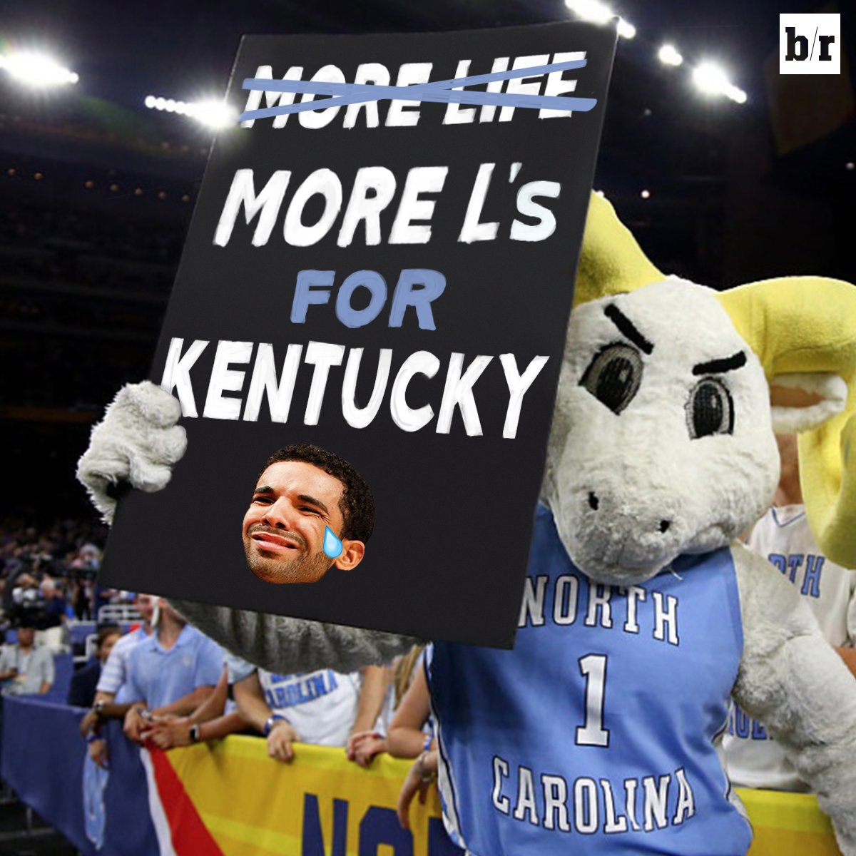 BleacherReport's tweet photo. UNC punches its ticket to the Final Four! https://t.co/wJcz0Y2Gf4