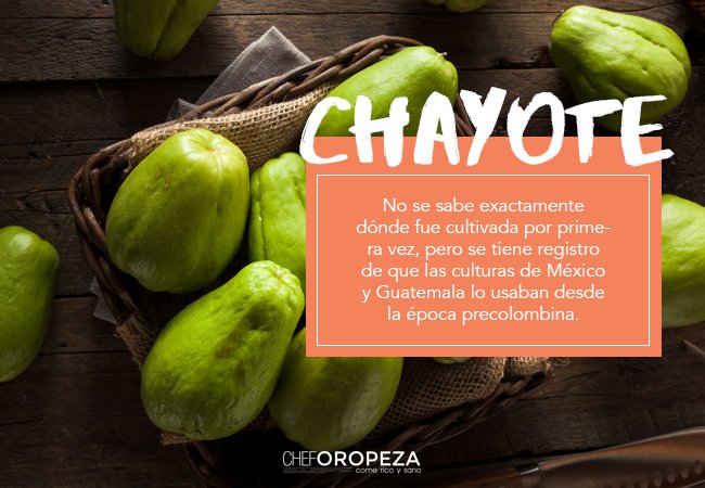 chef_oropeza's tweet photo. Conoce más del chayote uno de nuestros  #IngredientesDeTemporada quien lo produce y de donde es mira aquí. https://t.co/sMSbQhyNsD