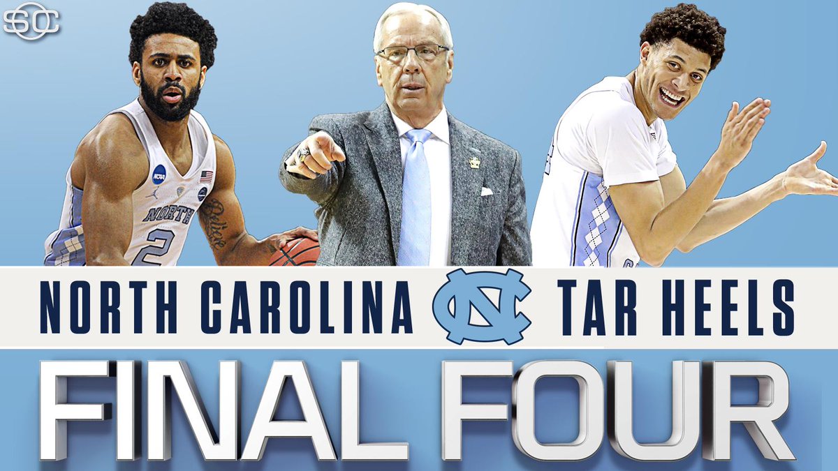 SportsCenter's tweet image. GOING BACK TO BACK.

1-seed UNC wins in dramatic fashion, heading to the Final Four for the 20th time in school history.