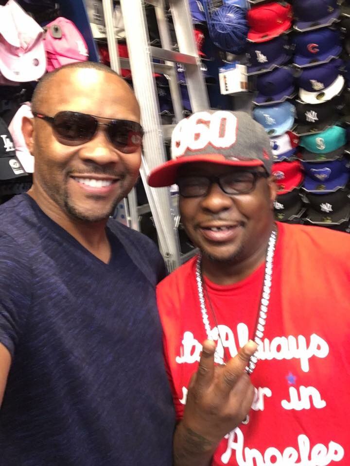 Hanging with Bobby Brown at Universal Studios Hollywood