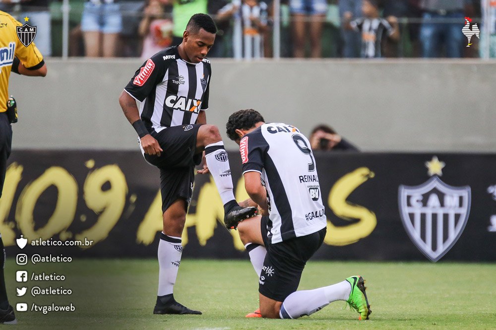 Atletico's tweet photo. Veja o álbum com as melhores fotos da 9ª vitória consecutiva do #Galo no Campeonato Mineiro: https://t.co/wD1gWqiCwu #PaixãoDoPovo #CAMxURT https://t.co/n1V8C7lnE9