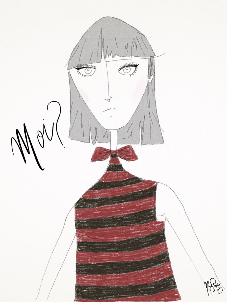 MoChroiDesign's tweet photo. Moi? // #moi #me #eu #illustration #ilustraçao #ilustracion #bamboopaper #fashion #moda #mode https://t.co/CKhyx6MOYi