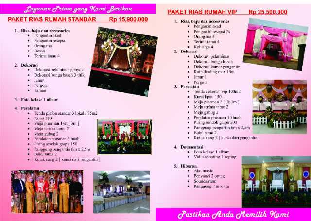 Contoh Brosur Apotek Brosur Paket Wedding Vrogue Co