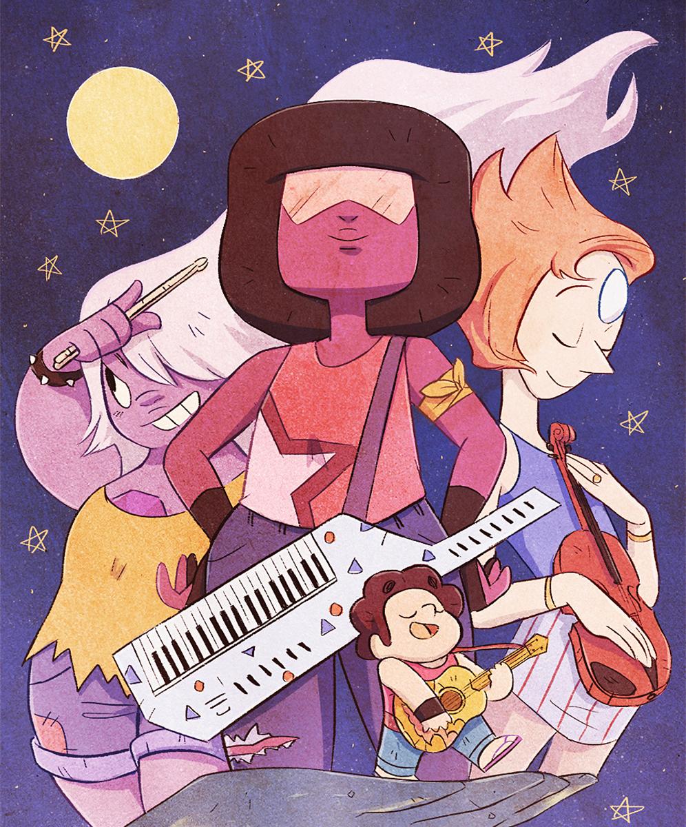 Who would go watch Beach City's fav music group? #StevenUniverse 

(🎨 : Christine Almeda/Behance)