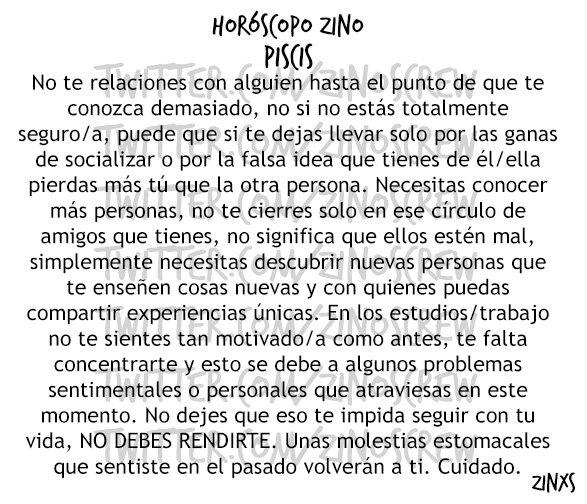 zinos__'s tweet photo. #HoróscopoZino #Piscis
Parte I &amp; II https://t.co/IfbrHRLkbH