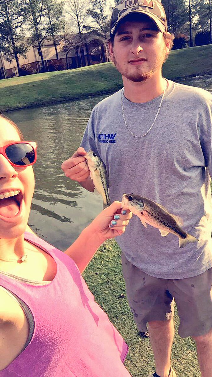 mariah_lorene's tweet photo. We're more excited that we caught them at the same time vs how big they really are 🙃🎣💜 https://t.co/2t6WTKf0f1