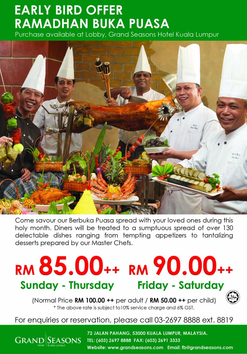 grandseasons's tweet photo. Ramadhan Early Bird Offer! https://t.co/4hQlavxMNg