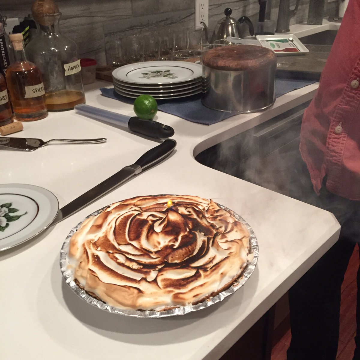SarahMaiellano's tweet photo. We recreated our dishes from #FLKeysCookOff for my family. #KeyLimePie. @aversapr @koryaversa @thefloridakeys @walnuthillcollege @jmaiella https://t.co/c4h8UtQmHq