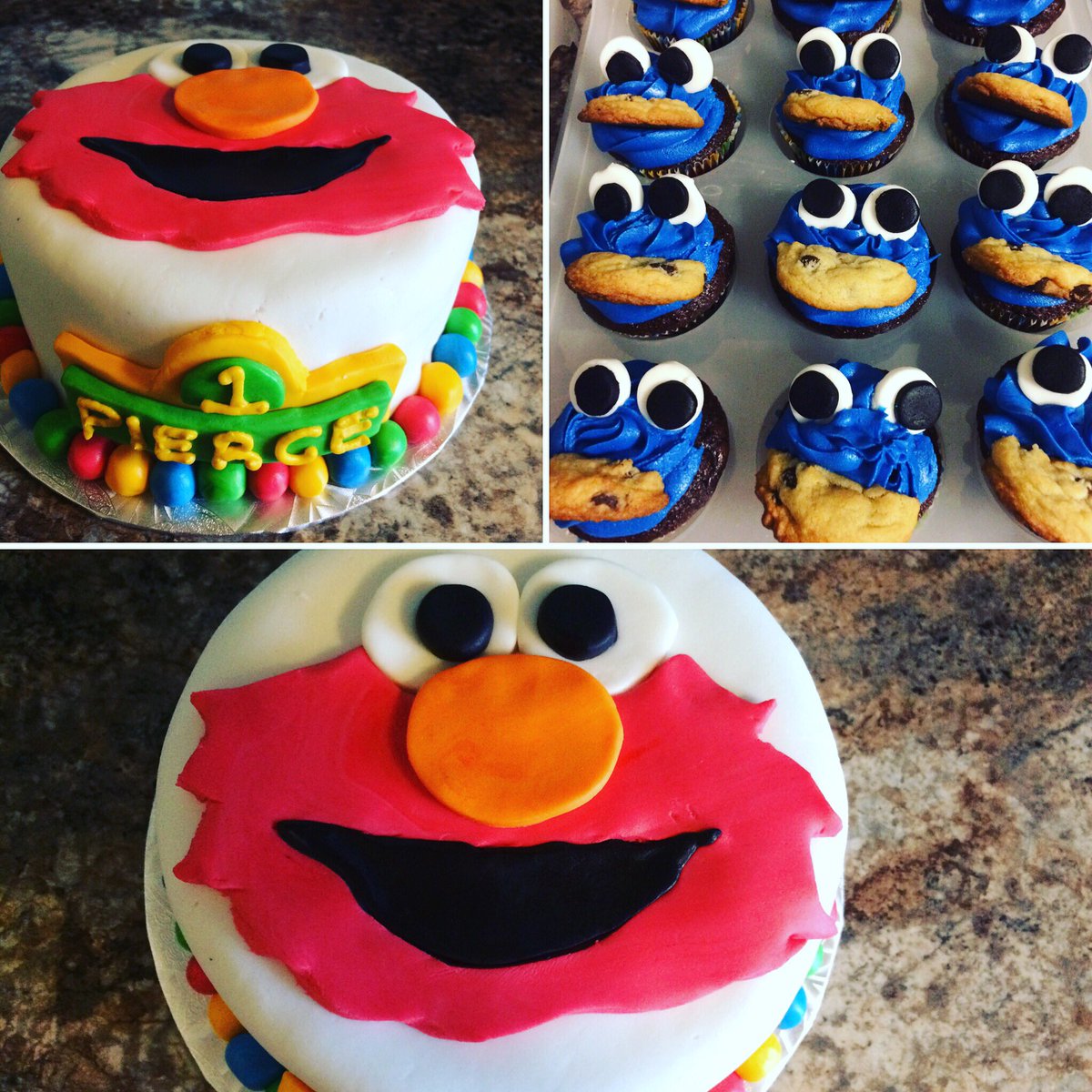 jvickibblakely's tweet photo. Sesame Street 1st Birthday for our friend @sesamestreet #caking #SesameStreet #elmo #cookiemonster https://t.co/Rpol4zAL17