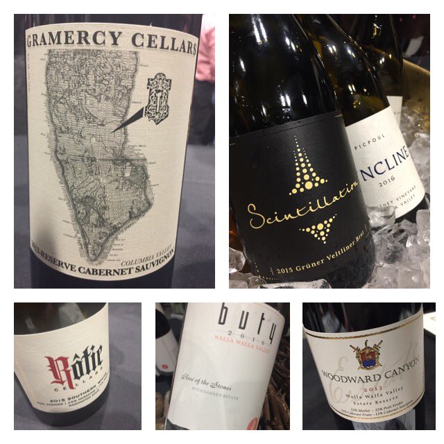 erikmclaughlin's tweet photo. The top 5 wines I tasted @TasteWashington @GramercyCellars @RotieCellars @ButyWinery @synclinewine @WoodwardCanyon #TasteWa #WaWine https://t.co/R4l5CAJMjS