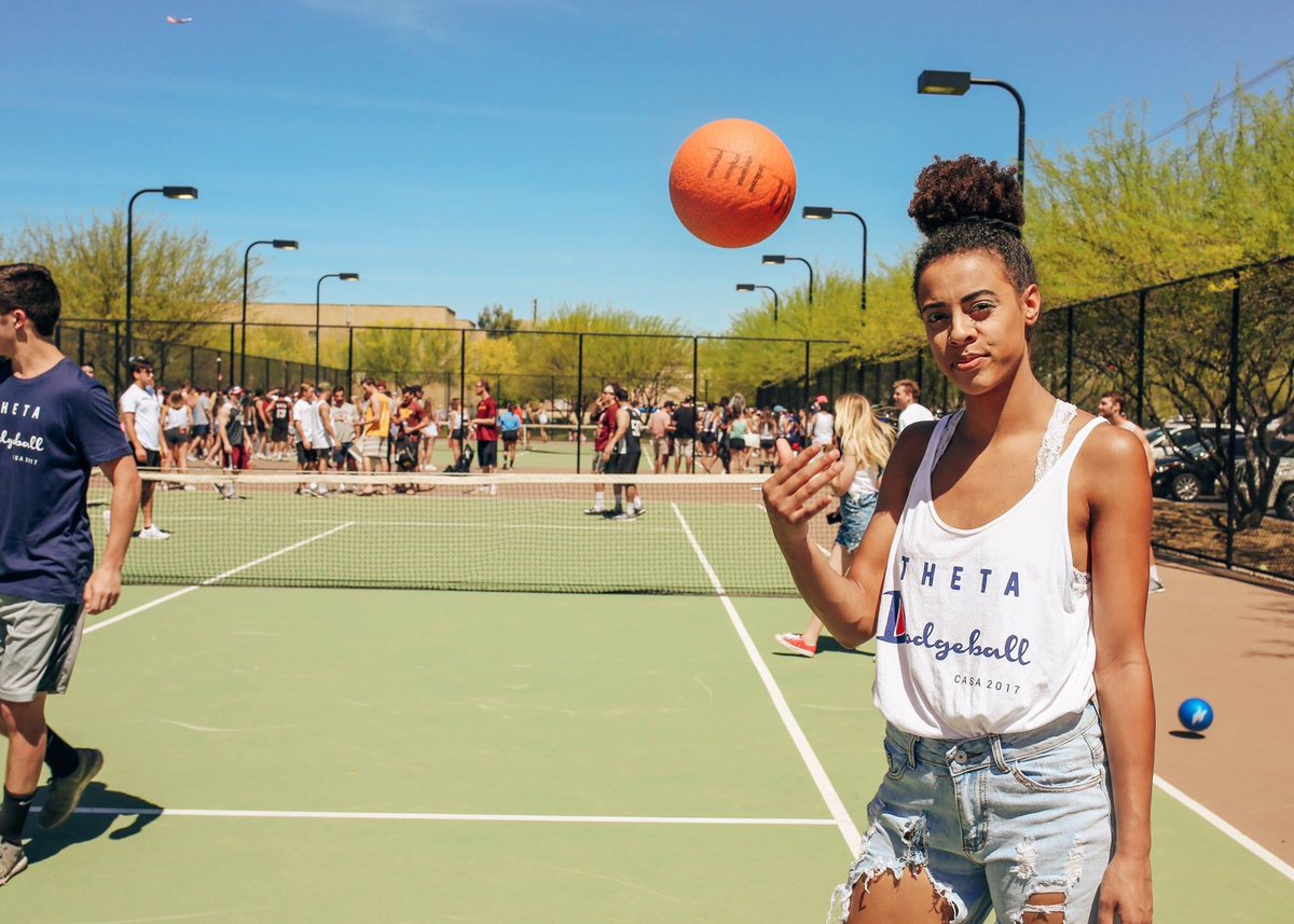 ASU_Theta's tweet image. What a perfect day! Today at our annual dodgeball tournament, we raised over $10,000 for @Voices4CASA! Thanks to everyone who came! 🏆