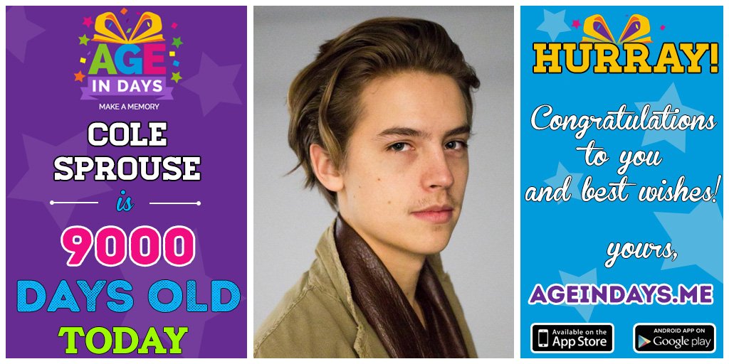 Age_In_Days's tweet photo. Happy 9,000 days anniversary @dylansprouse @colesprouse Make something special today! https://t.co/VoTpAWmcYP #AgeInDays #SprouseBros https://t.co/3ufWxxzBz9