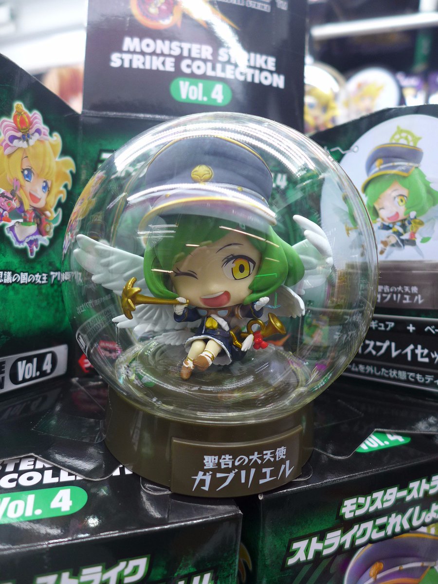 マンガ倉庫大分東店アミューズ みなさーん こんにちは っ W っ モンストのストライクコレクションｖｏｌ 4から 進化したガブリエルと神化したアリスが登場 ワンピースからは ニコ ロビンのフィギュアとワーコレのゾウ編が入荷しております