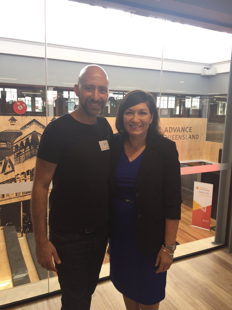 ErezSaf's tweet photo. A long and exciting journey from @pnpfintech in Sunnyvale, CA to #ThePrecinct in Brisbane, AU thanks to @LeeanneEnoch #HotDesQ @CCIQLD https://t.co/WoSvOV4TWX