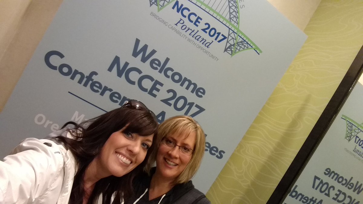 AmyHoldeman's tweet photo. Fun week  #NCCE @kinderkfoley https://t.co/xh0G3t4PGV