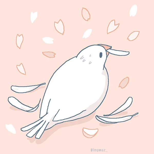 春が近くなり、えびしっぽが増えてきました。
春ははなびらと羽毛の舞う季節です^v^

#buncho #javasparrow #文鳥 