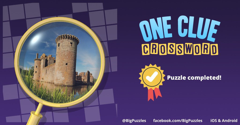 I completed a puzzle in One Clue Crossword. Play now for free!
onecluecrossword.com #OneClueCrossword