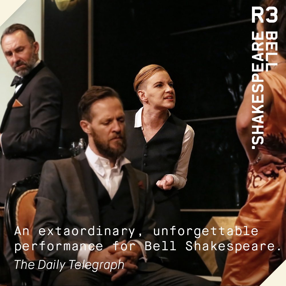 BellShakespeare's tweet photo. It's the final week of Richard 3 at @SydOperaHouse and some performances are already sold out! Book now: https://t.co/I49IamgGyb. #bell2017 https://t.co/hykbrvNsGP