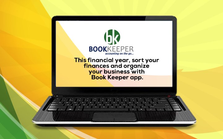 BookKeeperApp's tweet photo. This financial year, #SwitchToBK
with free #GST update.

Learn More: https://t.co/fJfx2G45OP

Available on Android/iOS &amp; PC. https://t.co/YpR2JCxBAp