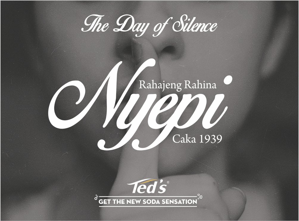 Selamat Merayakan Hari Raya Nyepi bagi saudara-saudara kita yang beragama Hindu

#Tedsmate #nyepi #caka1939