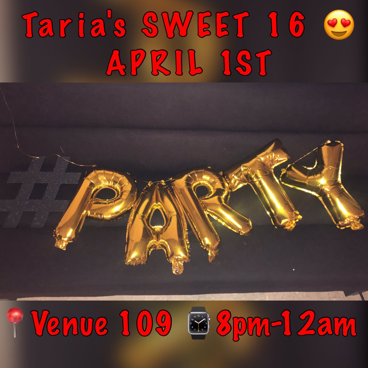 LasiaAmoni's tweet photo. fw my youngin , this saturday🎉🚨💕 #issapartyyyy😛 https://t.co/Nz7XhV8flc