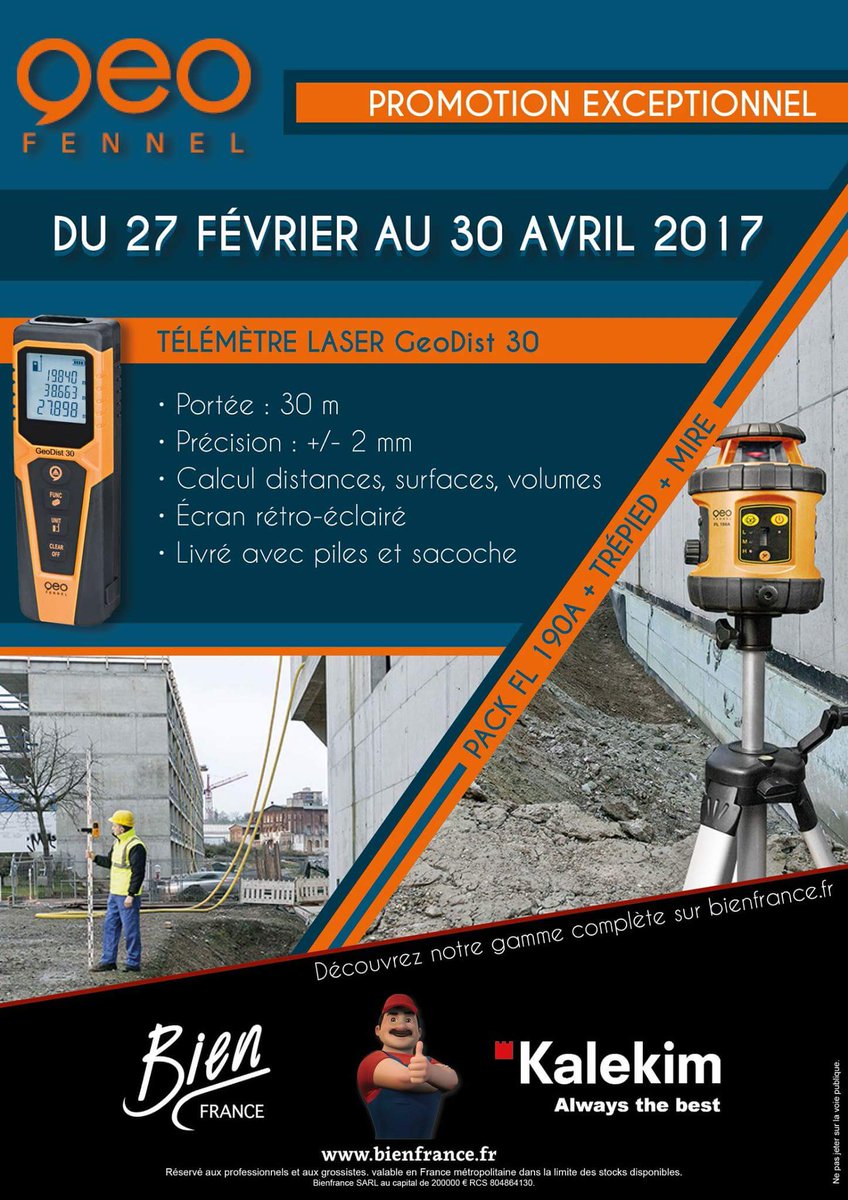 Bien_France's tweet photo. Venez découvrir nos produits de la marque Geo-fennel et bénéficiez de promos exceptionnelles jusqu'au 30 avril 2017 ! https://t.co/I4xu41nZJy