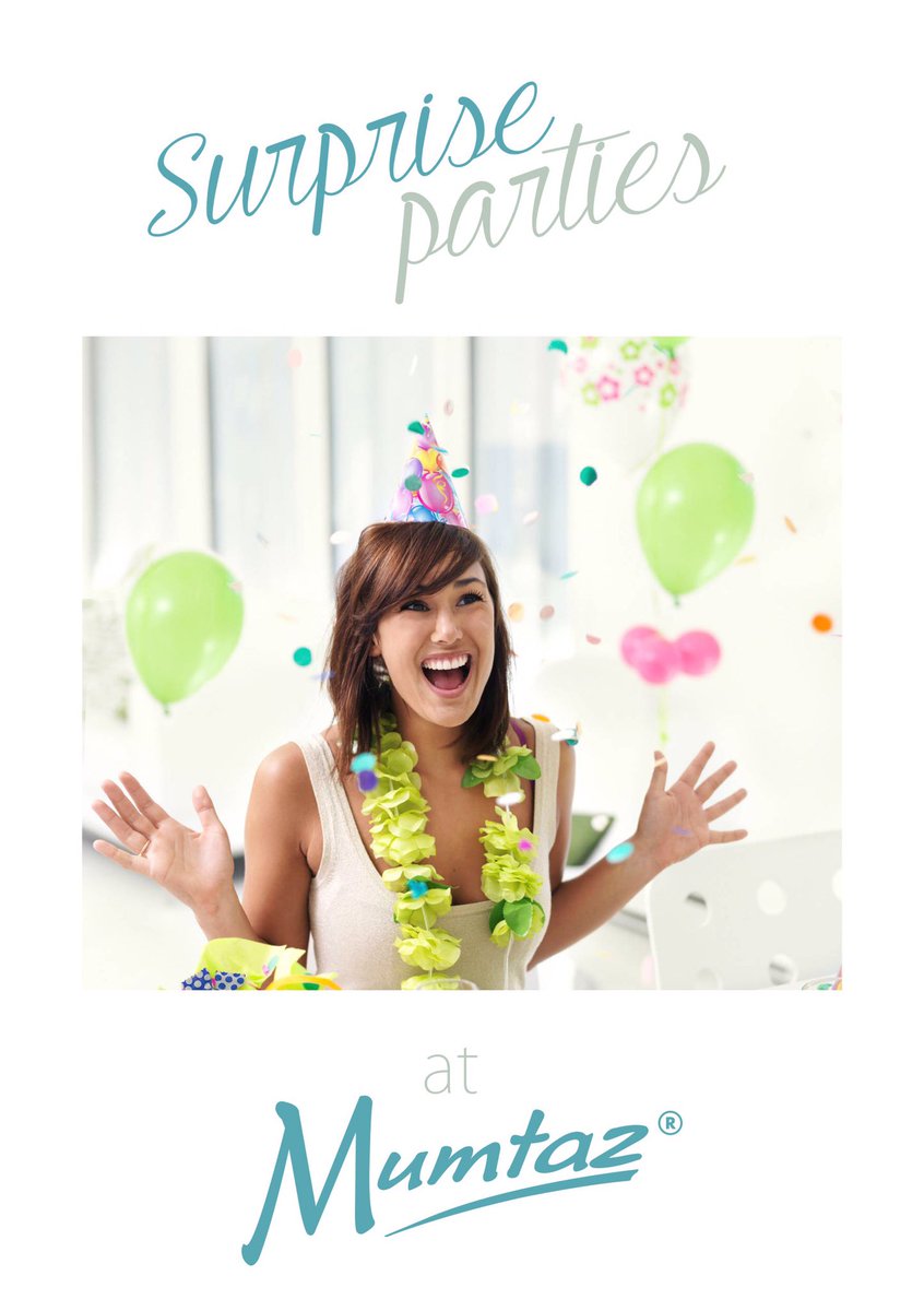 Are you looking to hold a surprise party for a family member or a friend, come and talk to us.  #mumtaz #mumtazbradford 01274 571861