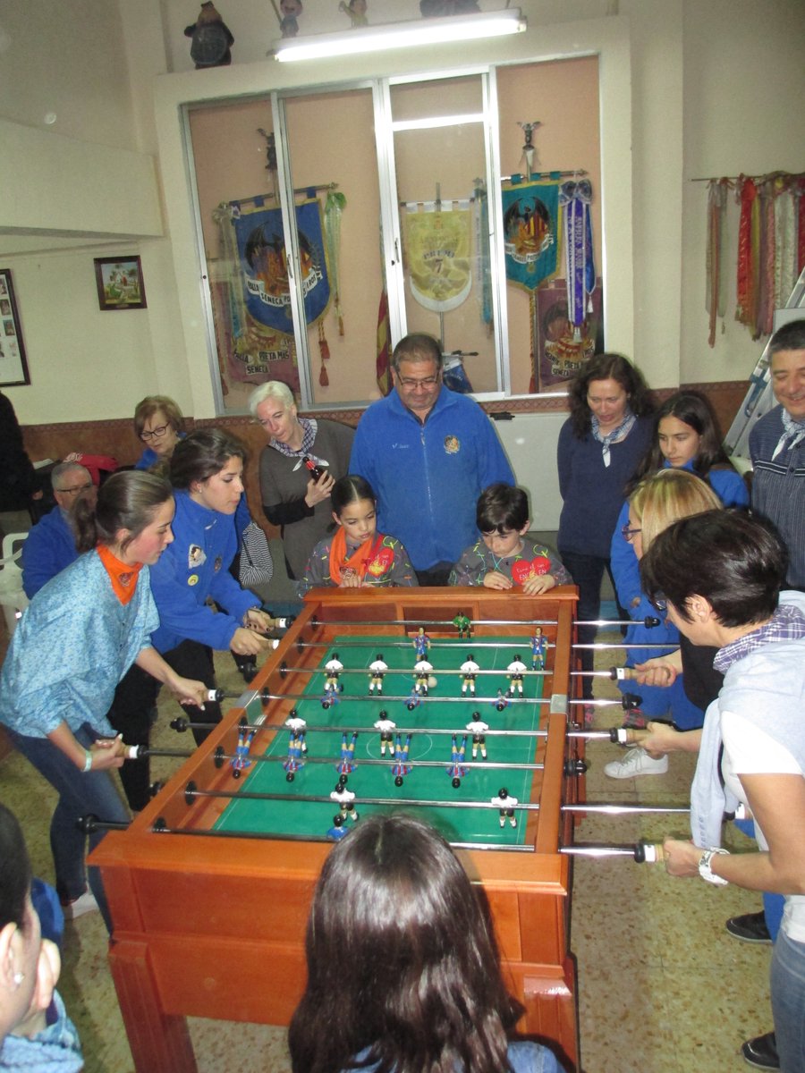 FallaSeneca's tweet image. #ambientazo en el #campeonato de #futbolin de la #semanafallera Para este ejercicio, uno #interfallas @JCF_Valencia te apuntas?