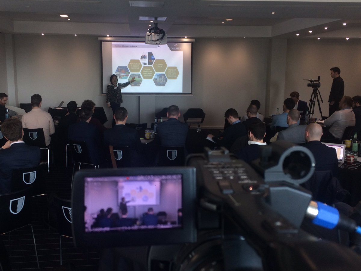 Very interesting day at Hotel Football Filming Innovation in Digital Sport at Hotel Football really engaging talks and great insight #DSi17