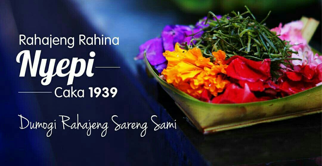 iaamncilacap's tweet photo. Rahajeng Nyanggra Rahina Nyepi Caka 1939, Dumogi sareng sinamian ngenolihang  Kerahajengan lan Kerahayuan Astungkara https://t.co/EiU3eNNMoO