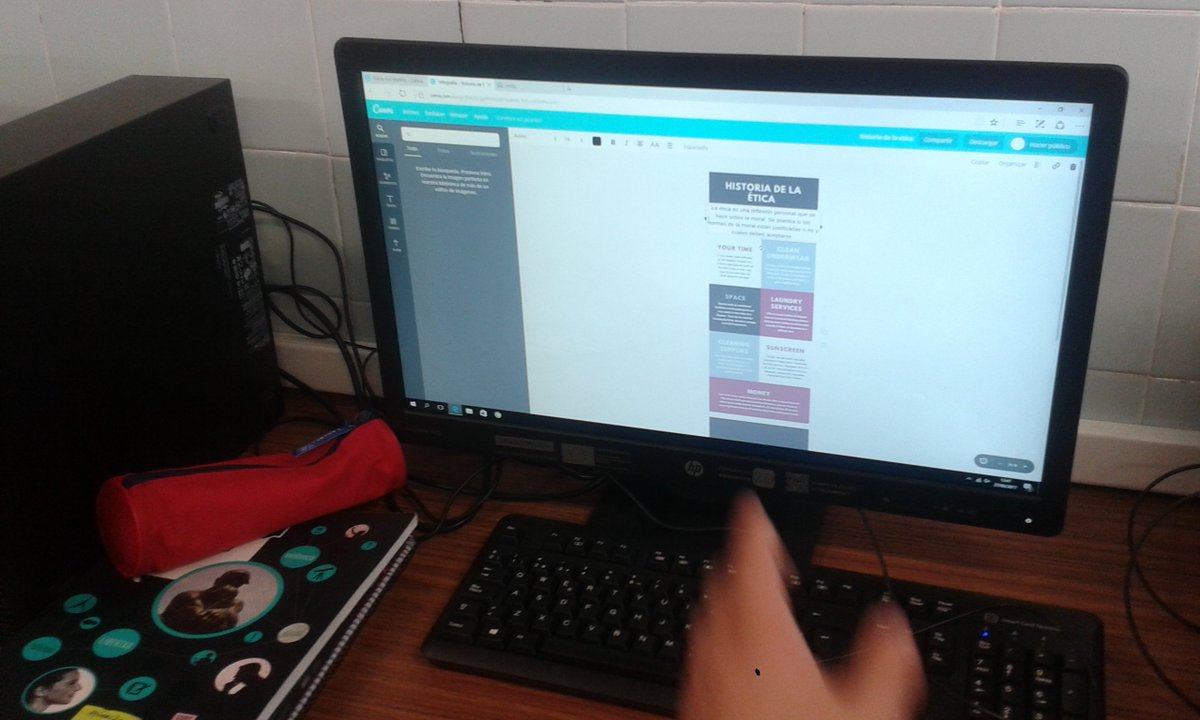 Lourdes_C_M's tweet photo. Competencia Digital en #Filosofia. Aprendemos a crear, organizar, resumir y filtrar haciendo infografías de Historia de la Ética con @canva https://t.co/TB6cukog3D