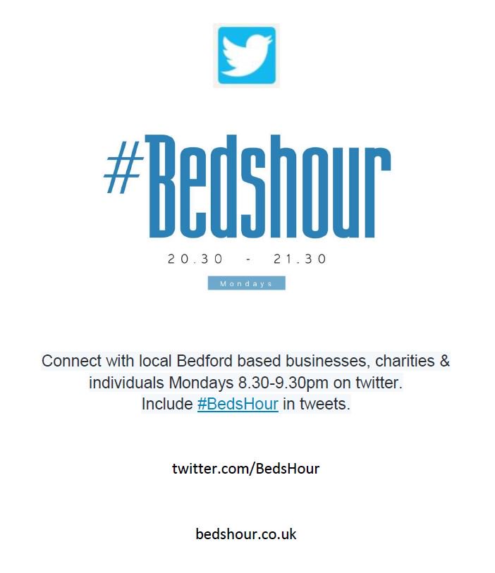 Its #bedshour tonight @ 8:30pm. Bring someone along who's new too it all :-) #Bedford #Bedfordshire #networking #business #businesses #local