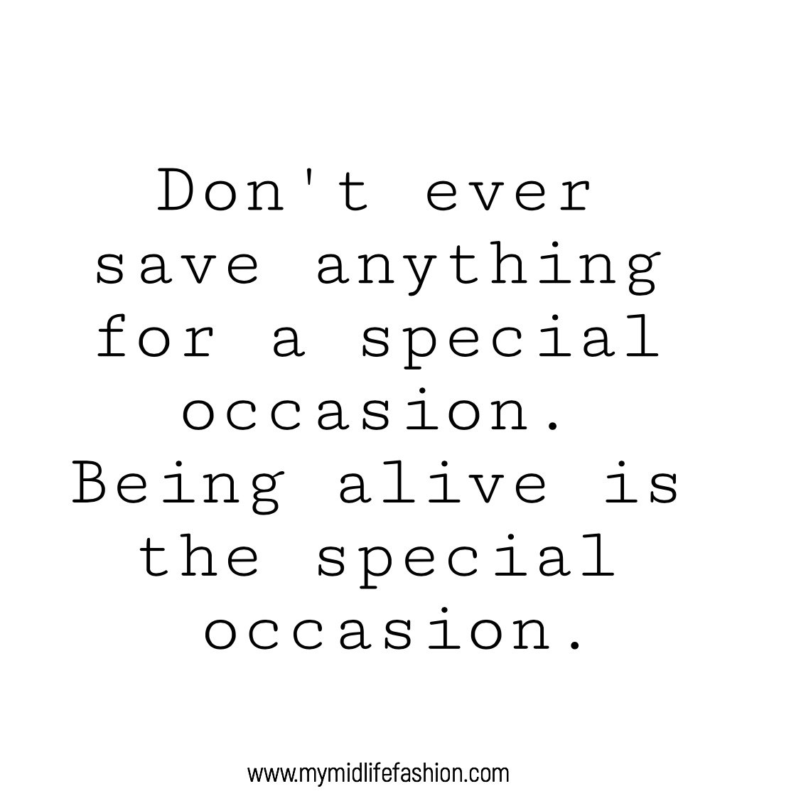 mymidlifefashn's tweet photo. Time to enjoy each day #mondaymotivational #positivesaying #sayingstoliveby #quoteoftheday #sotrue https://t.co/KhOFKCwVjt