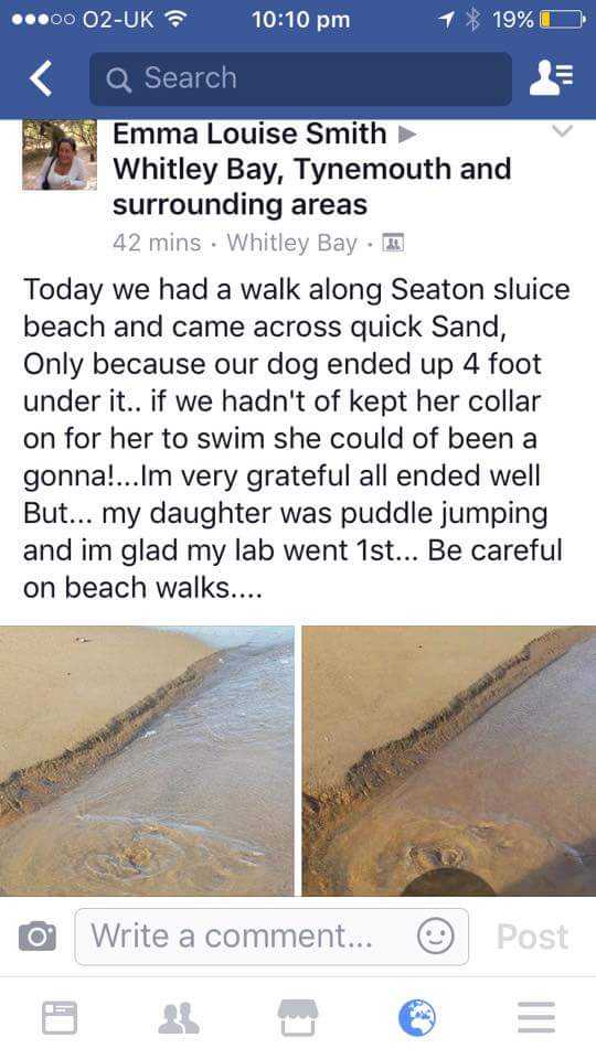 DogHooseTynemth's tweet image. Be careful when out walking your dog in this area @tynemouthinfo #safety #beach #walking @ggtynemouth