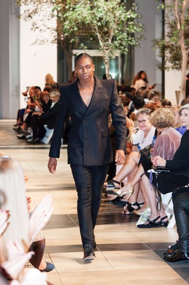 PhilMphela's tweet photo. #LastNightThings track champion Caster Semenya walked the ramp in a fashion show hosted by @LuminanceOnline dubbed #DressedToGive https://t.co/9RTZgbnEfR