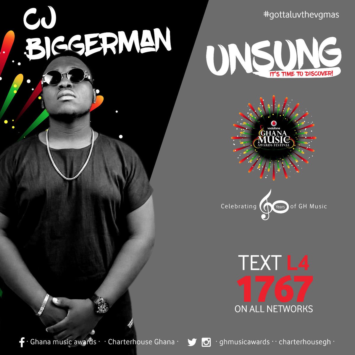 Cjbiggerman's tweet photo. Hi Everybody.We're close to choosing the winner for Unsung category this year. Please vote for me by texting L4 to 1767.
God Bless You. https://t.co/b4MOpsKa8l
