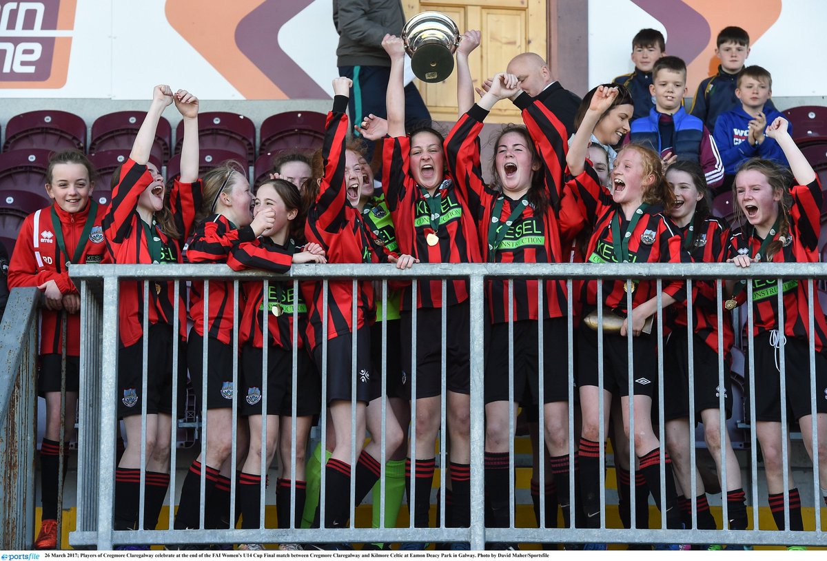 📸ICYMI  Weekend Winners <a href="/FAIreland/">FAIreland</a> Women's U14 &amp; U18 Cup Finals
🏆U14 - <a href="/CregmoreFC/">Cregmore C'galway FC</a> 3-2 <a href="/kilmoreceltic/">Kilmore Celtic FC</a> 
🏆U18 - <a href="/CregmoreFC/">Cregmore C'galway FC</a> 2-6 @peamountutd