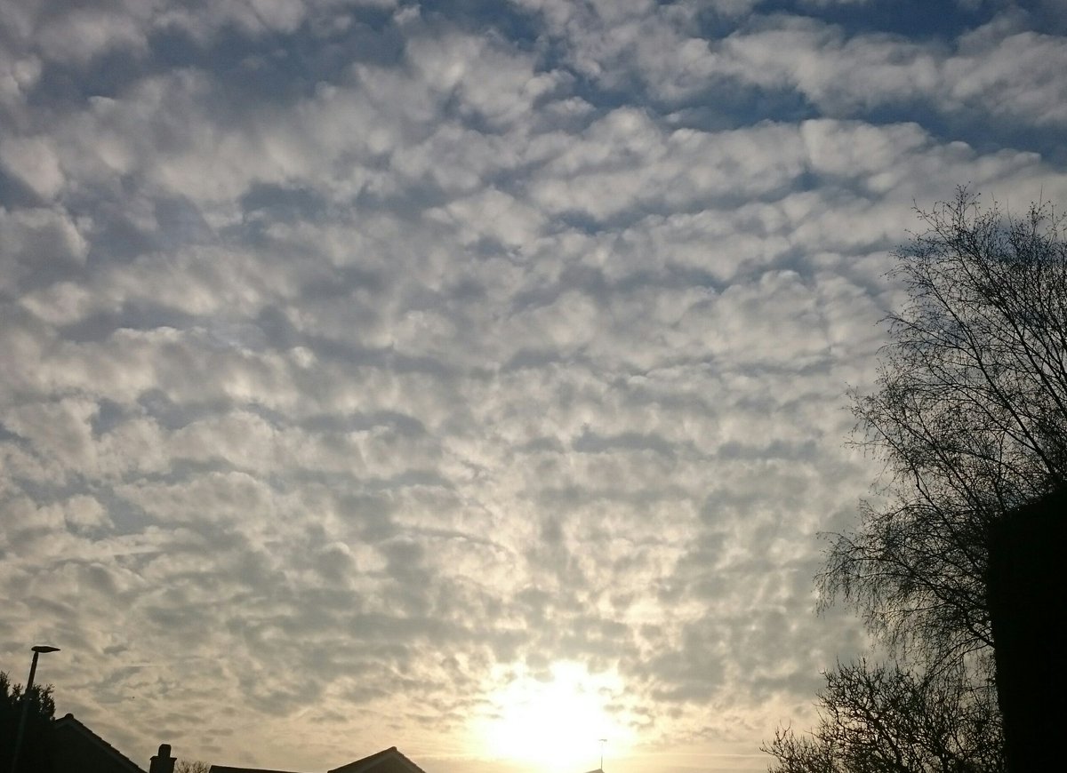 Ozymandiasdust's tweet photo. A new week and a stunning sky to greet it! 🔆😊☁ #mondaymotivation #newstart #beginnigs https://t.co/e4vgwkVtqd