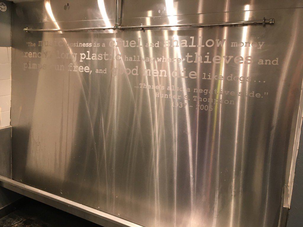freshnet's tweet photo. Music aside, fave memory of #6MF: the Hunter S.Thompson memorial urinal @kingtuts. Full text
https://t.co/LylWkWfeOq https://t.co/jrxOEw9mOJ